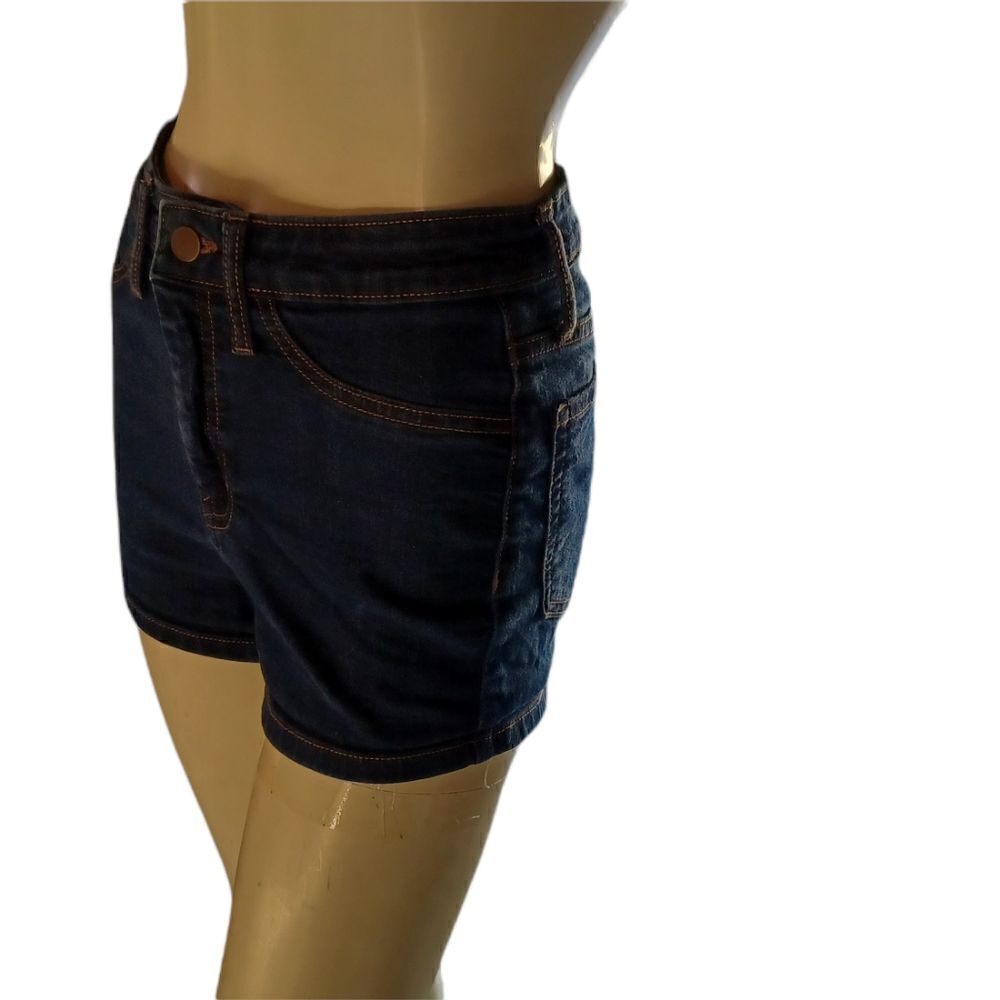 601648......Wild Fable Dark Wash Jean Shorts Size 8/29, 27"W, 2" Inseam - Picture 2 of 6